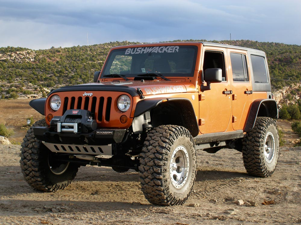 Bushwacker Flat Style Fender | 4 Door (Wrangler JK 2007-2018)