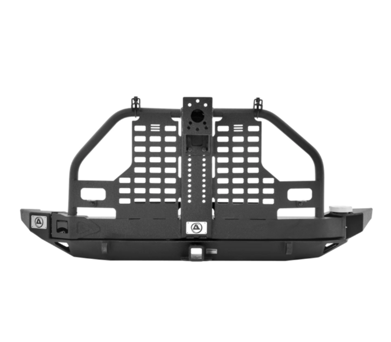 Smittybilt 76896 Atlas Rear Bumper with Tire Carrier for Jeep Wrangler JK 2007-2018 Smittybilt 76896 Atlas Rear Bumper with Tire Carrier for Jeep Wrangler JK 2007-2018