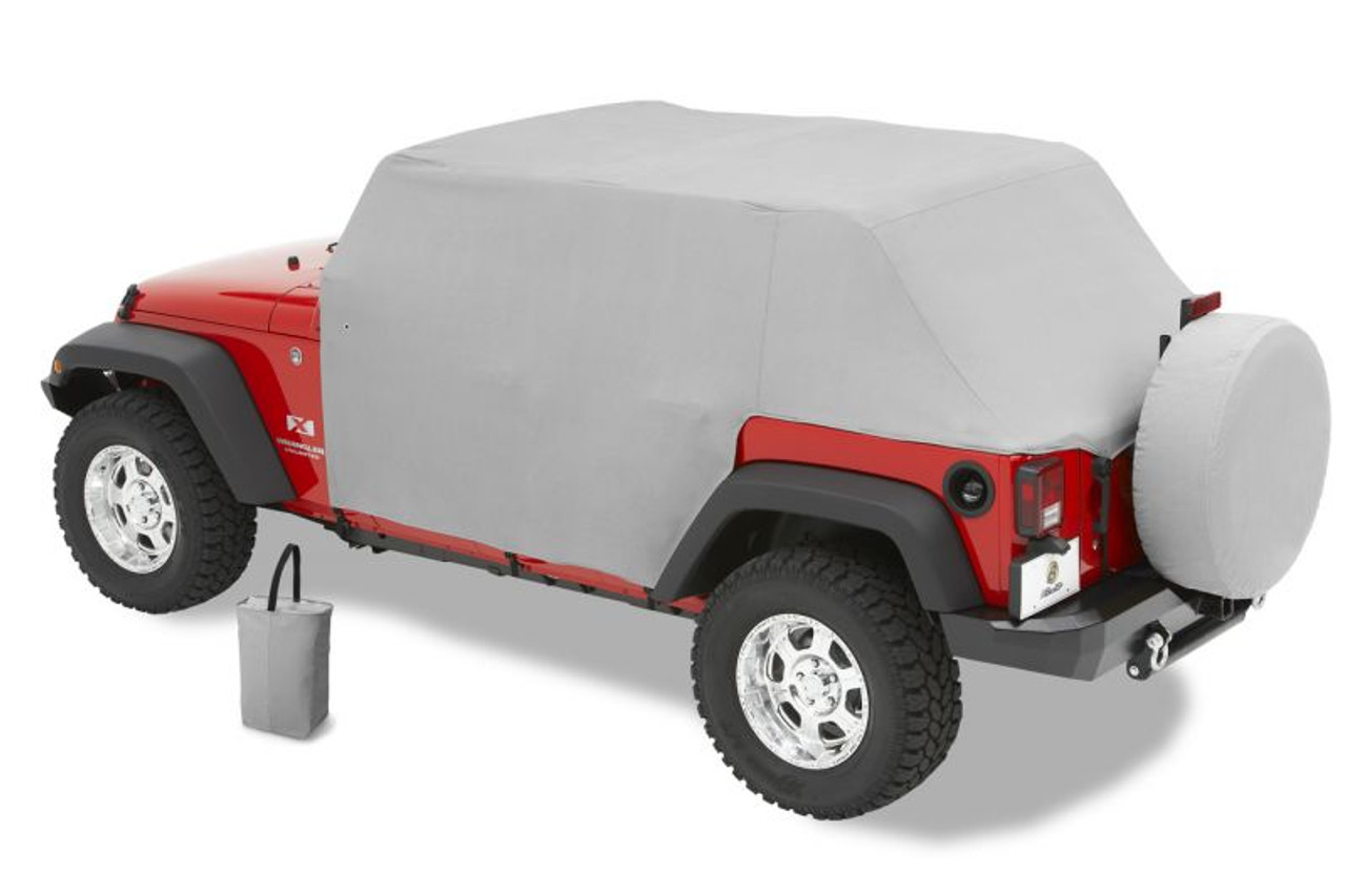 Bestop 81041-09 All Weather Trail Cover in Charcoal for Jeep Wrangler JK 4 Door 2007-2016