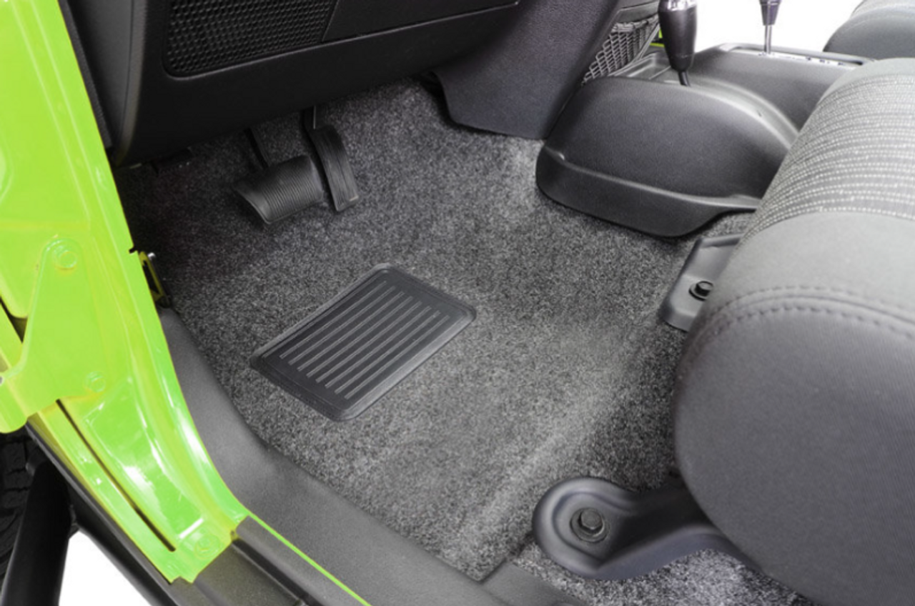 BedRug BRJK07F2 Front Floor Liner for Jeep Wrangler JK 2 door 2007-2016