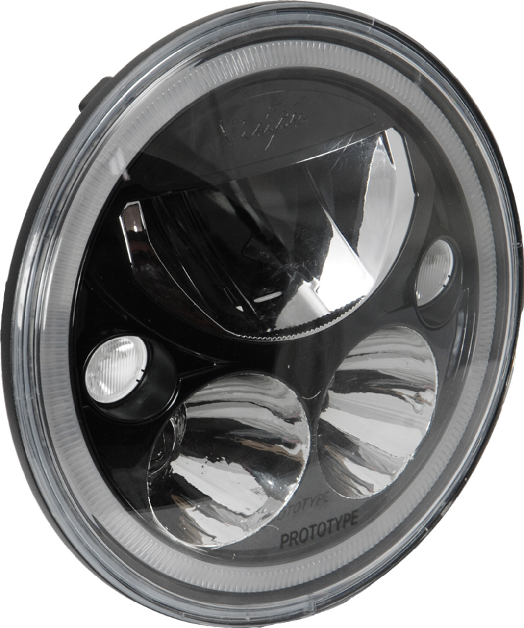 Vision X XIL-7RDBKITJK Pair of Vortex 7" Round LED Headlights in Black for Jeep Wrangler JK 2007-2016