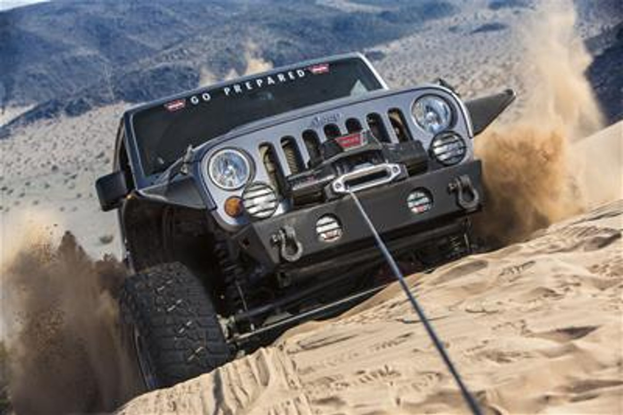 WARN ZEON 10 Platinum Winch Mounted and In Use