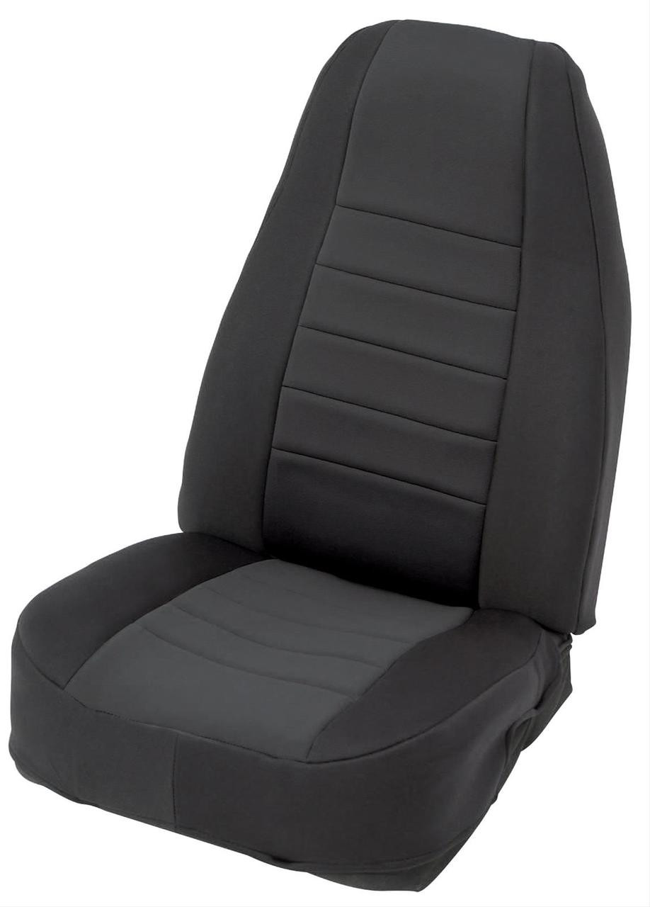 Smittybilt Neoprene Seat Cover in Black/Black