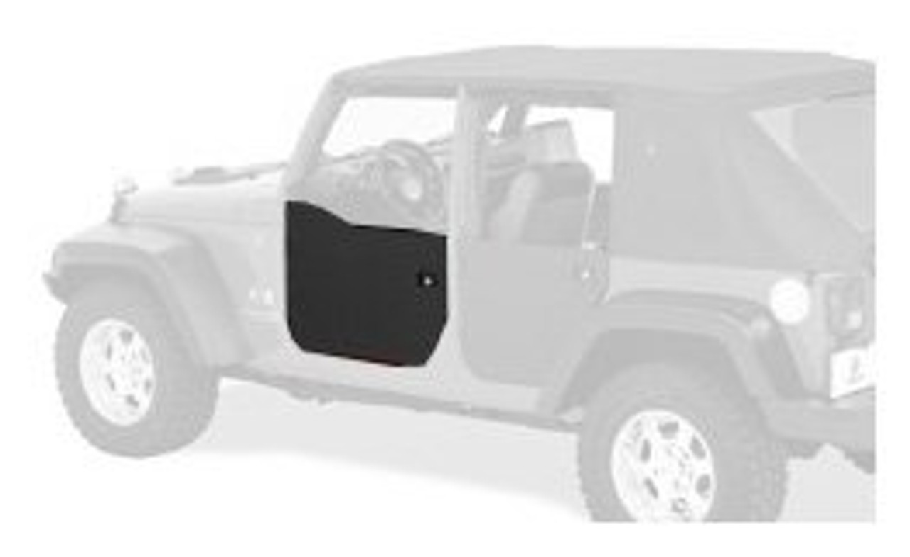 Bestop 53040-35 Front Lower Half Doors for Jeep Wrangler JK 2007-2016