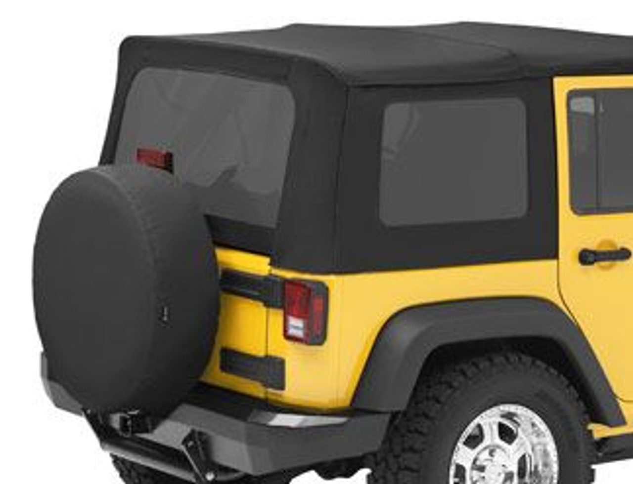 Bestop Tinted Windows in Black Diamond for JK 4 Door 07-10