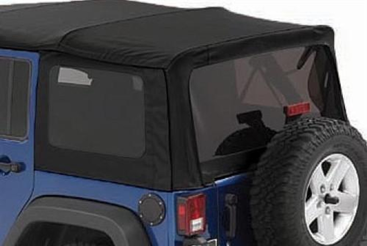 Bestop 58447-17 Tinted Window Kit for Twill Replace-A-Top NX for Jeep Wrangler JK 4 Door 2007-2009