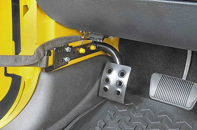 M.O.R.E. DP0709DS Driver Side Dead Pedal for Jeep Wrangler JK