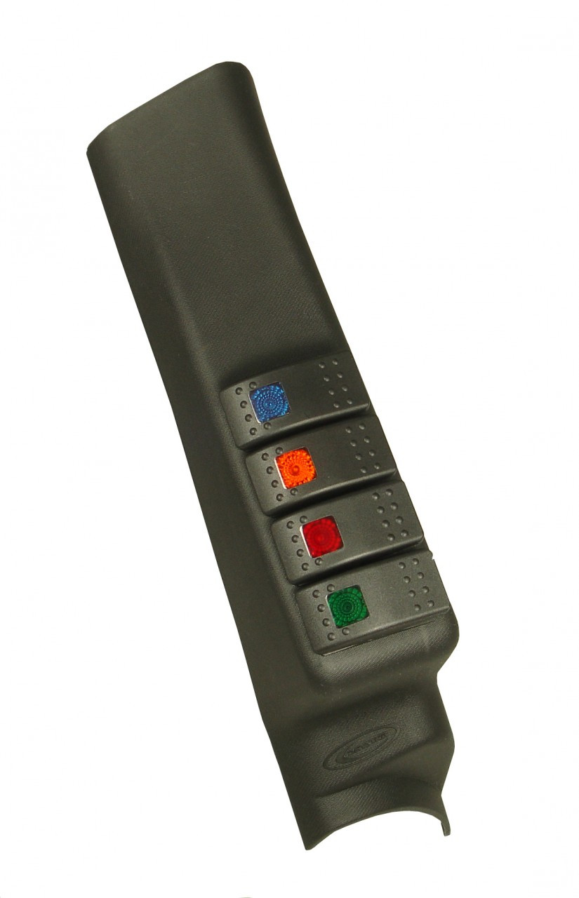 Daystar A-Pillar Switch Pod with Switches (Wrangler JK 2007-2010)