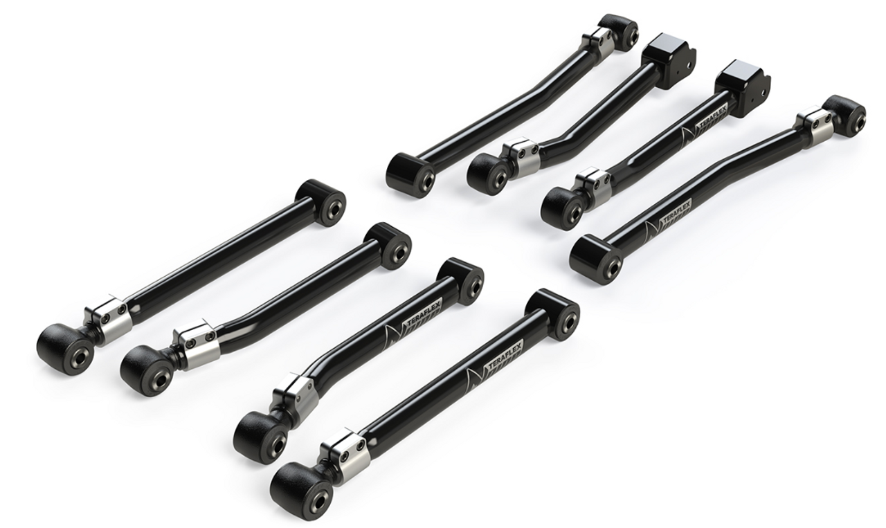 TeraFlex 1416610 Alpine Flex Arm Kit- 8 Adjustable Control Arms 0-4.5" Lift for Jeep Wrangler JL 2018+