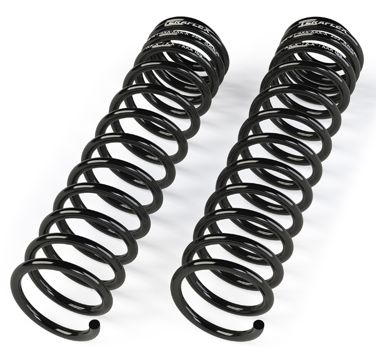 TeraFlex 1864402 4.5" Front Coil Spring Pair for Jeep Wrangler JL 2 Door 2018+