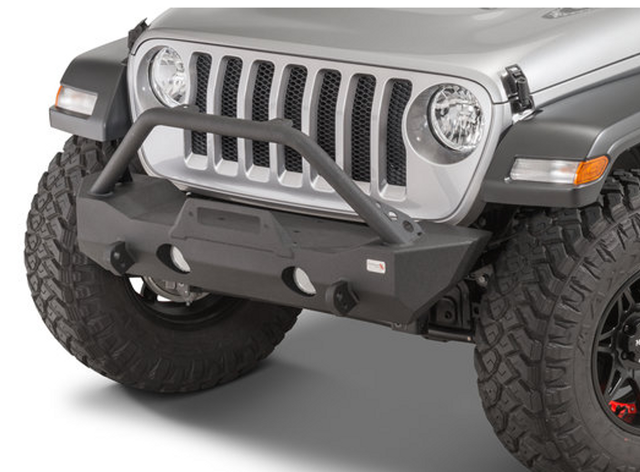 Fishbone Offroad FB22090 Mako Stubby Front Bumper for Jeep Wrangler JL 2018+