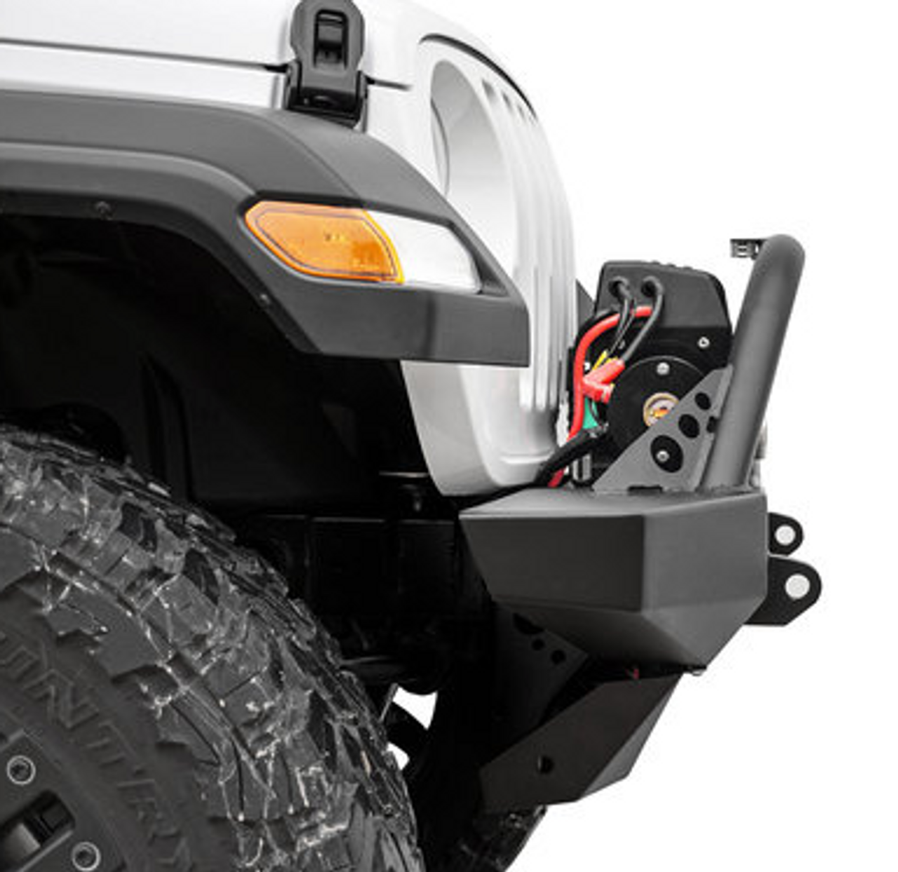 LoD Offroad JFB1813 Destroyer Series Mid Width Front Bumper with Bull Bar for Jeep Wrangler JL 2018+