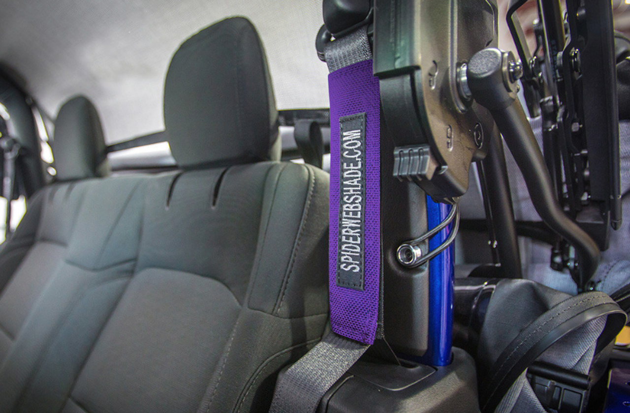 SpiderWebShade SWS-SBSLNR-01JL2D Seatbelt Silencer for Jeep Wrangler JL 2 Door 2018+