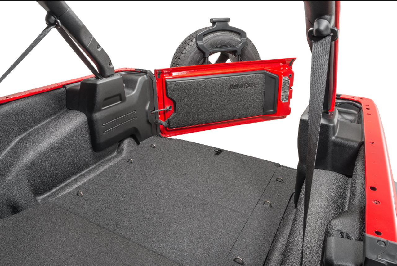 BedRug BTJL18R4 BedTred Rear Cargo Area Liner Kit for Jeep Wrangler JL 4 Door 2018+