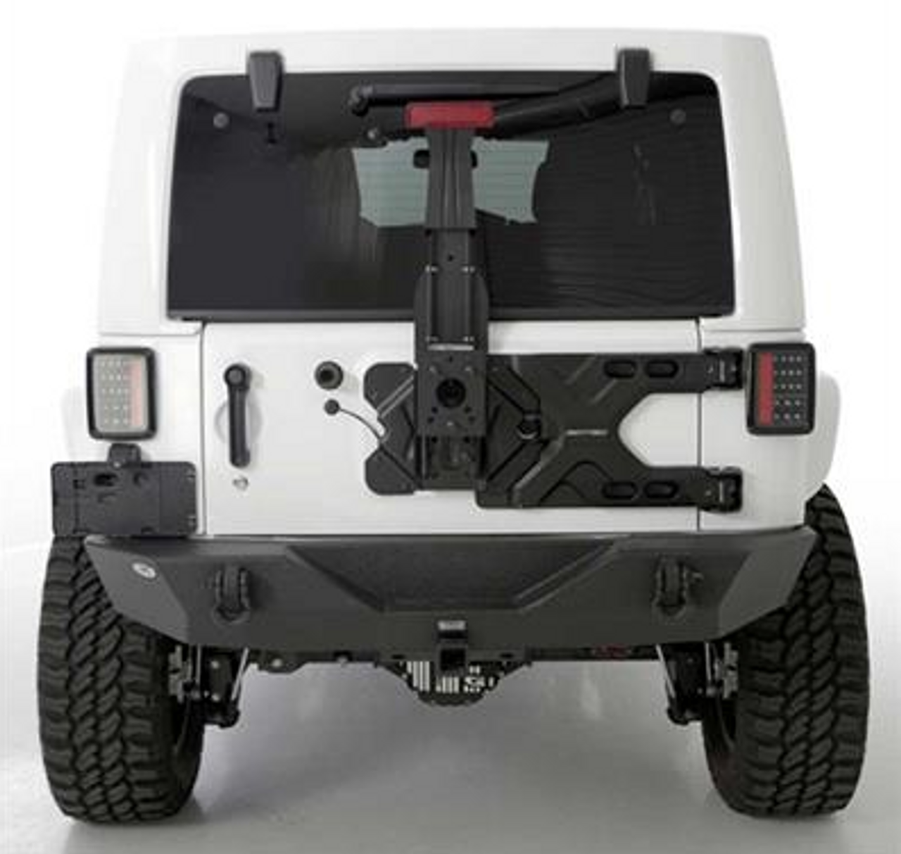 Smittybilt 7743 SRC HD Pivot Rear Tire Carrier for Jeep Wrangler JL 2018+