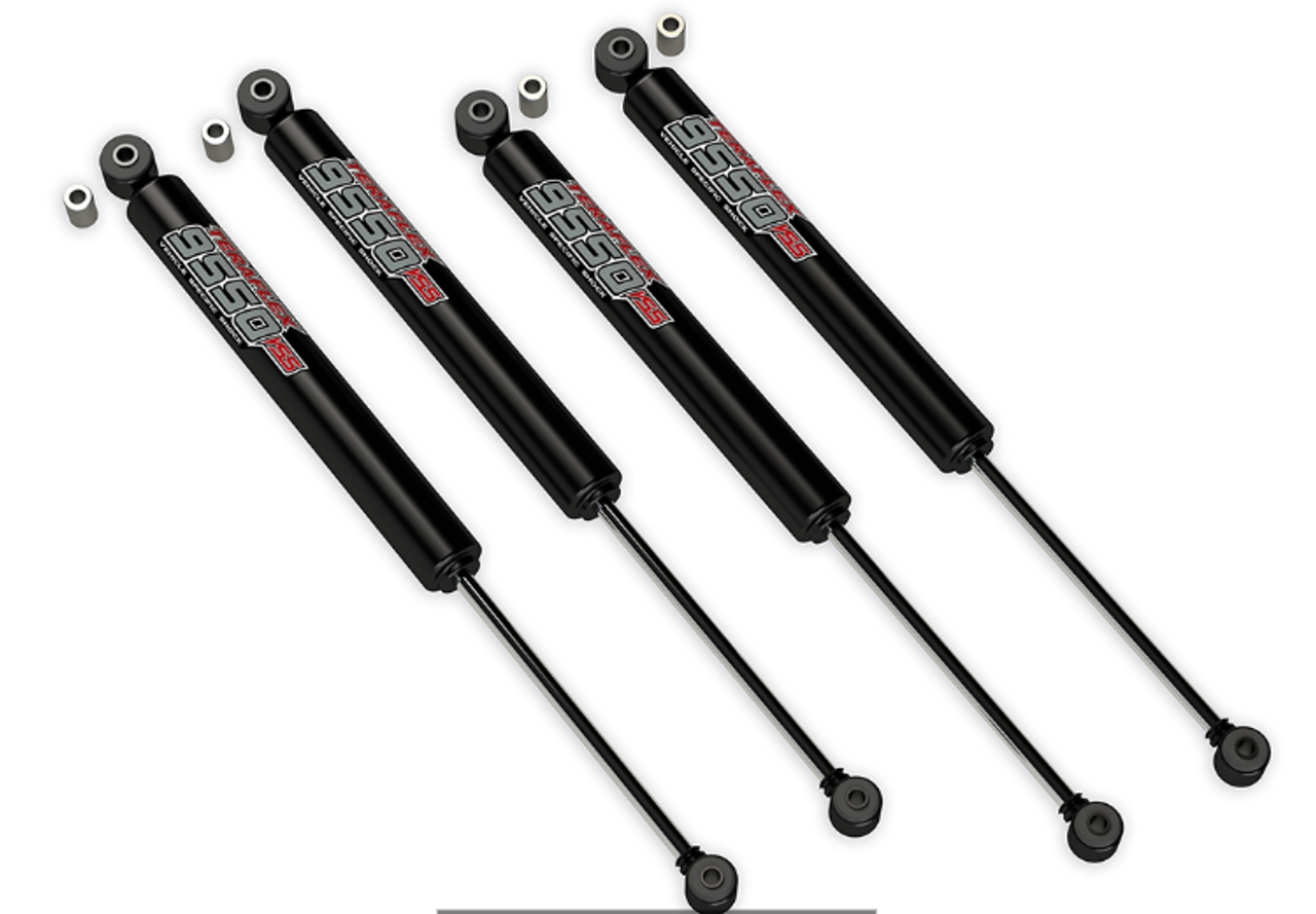 TeraFlex 1545350 3.5-4.5" Lift 9550 VSS Shock Absorber Set of 4 for Jeep Wrangler JL 2018+