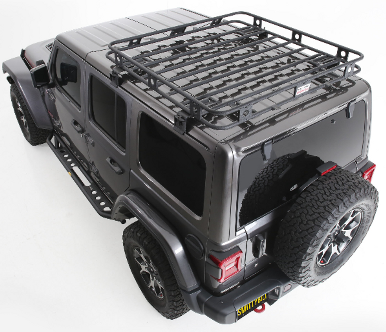 Smittybilt 45454JL Defender One-Piece Roof Rack for Jeep Wrangler JL 4 Door and Gladiator JT 2018+