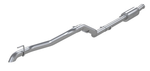 MBRP S5537AL Installer Series Aluminized Single Rear Exhaust for Jeep Gladiator JT 2020+