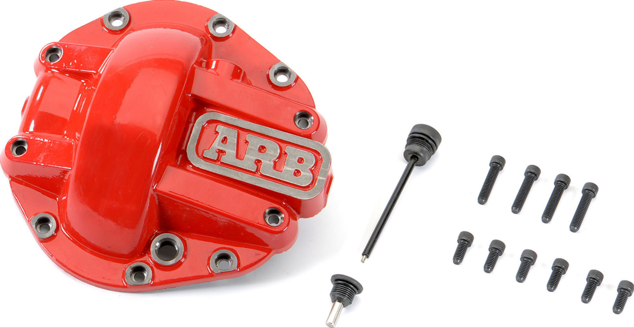 ARB 0750009 Competition Front D30 Diff Cover in Red for Jeep Wrangler JL & Gladiator JT Sport/Sahara