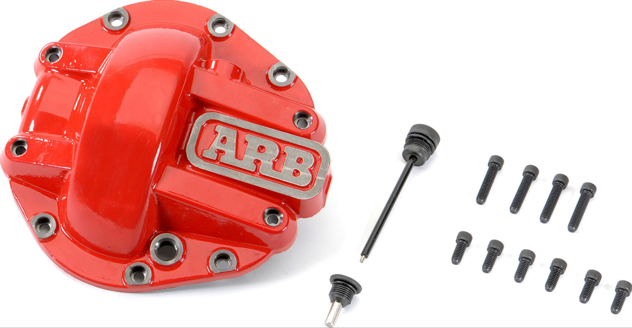 ARB 0750010 Competition Rear M200 Diff Cover in Red for Jeep Wrangler JL & Gladiator JT Sport/Sahara