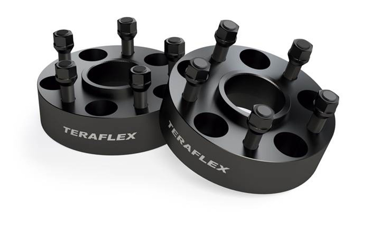 TeraFlex 1057000 1.75" Wheel Offset Adapter Kit- Pair | 5x5 to 5x5 for Jeep Wrangler JL & Gladiator JT 2018+