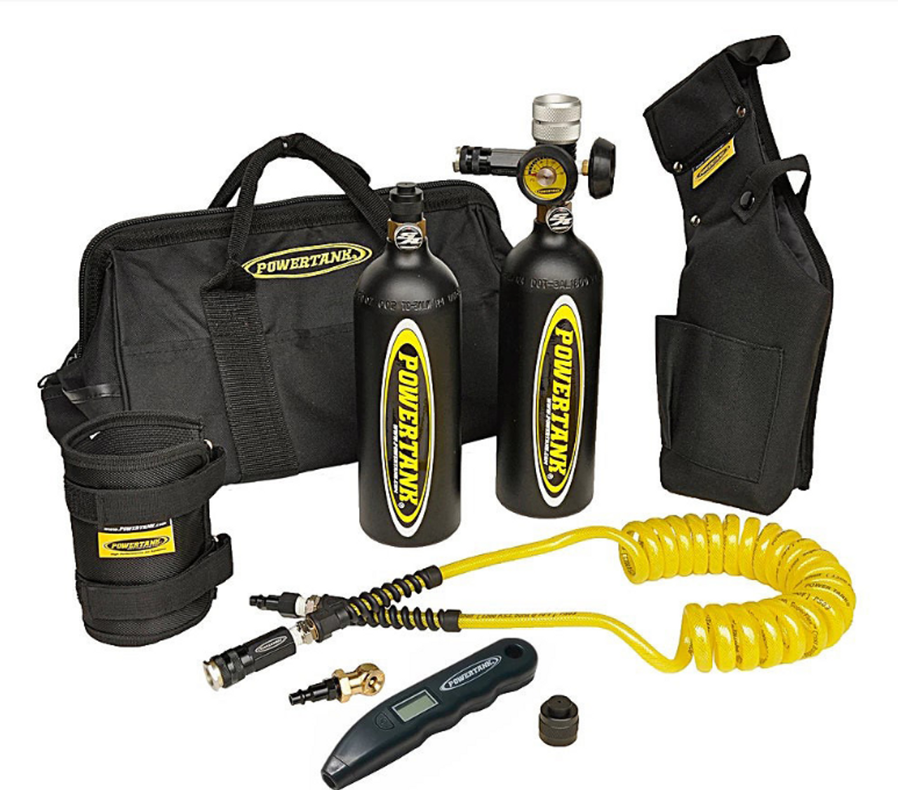 PowerTank PS01-3150-MBK Workman Powershot Sidearm CO2 Tank System Package B