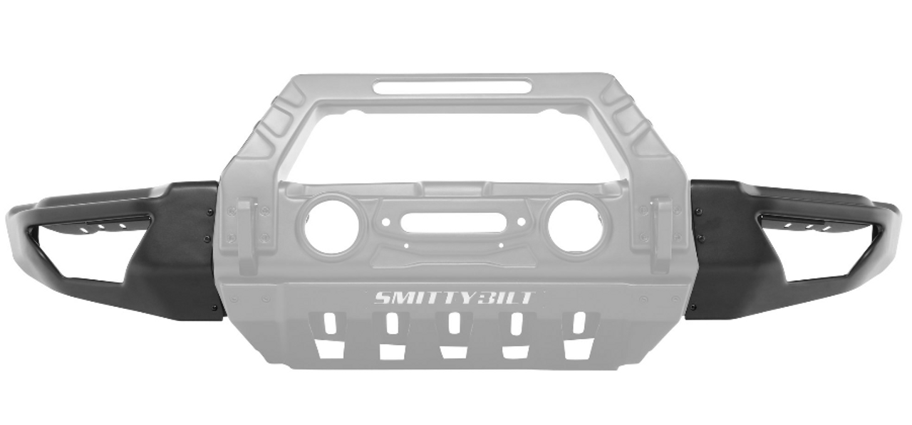 Smittybilt 76731 Stryker Front Bumper Wings for Jeep Wrangler JK 2007-2018