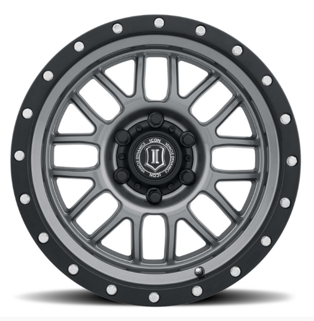 ICON Vehicle Dynamics 1217857347GM Alpha Wheel 17x8.5 in Gunmetal ICON Vehicle Dynamics 1217857347GM Alpha Wheel 17x8.5 in Gunmetal