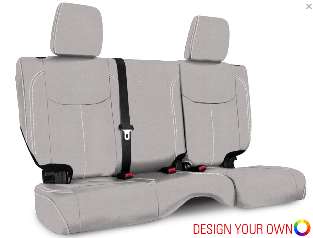 PRP Seats B023 Rear Bench Seat Cover Custom for Jeep Wrangler JK 2 Door 2013-2018