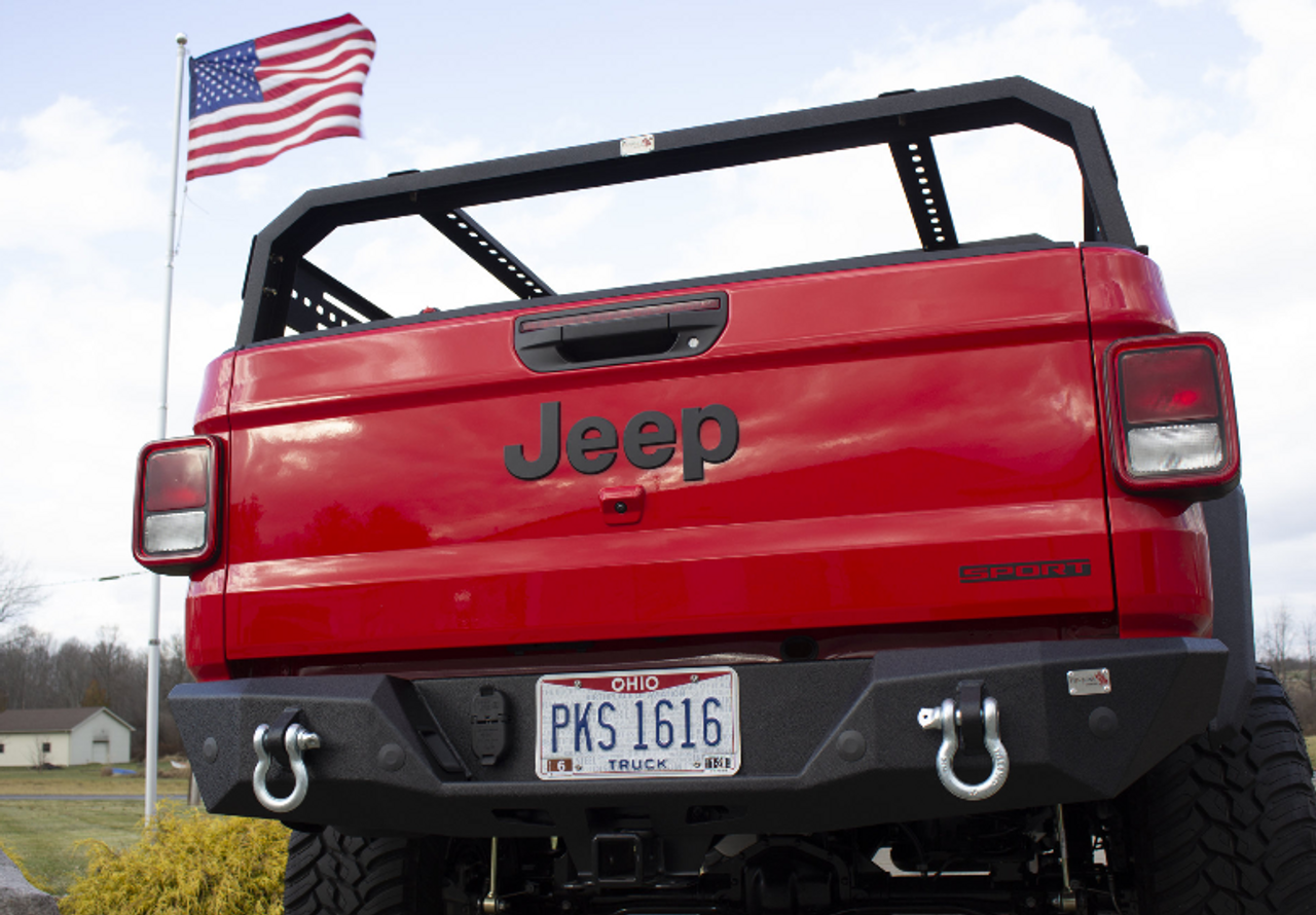 Fishbone Offroad FB22149 Mako Rear Bumper for Jeep Gladiator JT 2020+