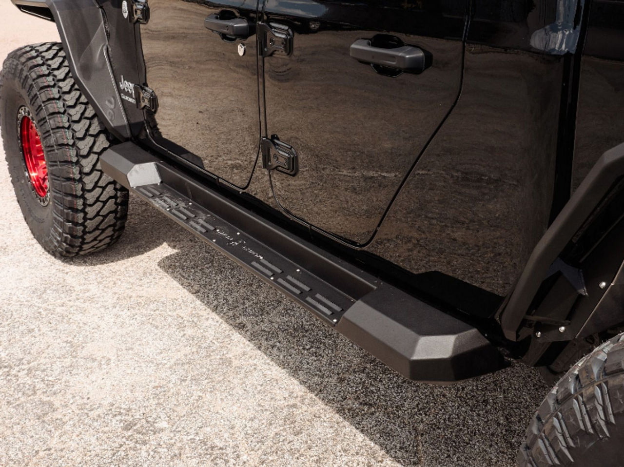 Road Armor 520STP4B Stealth Running Board Steps for Jeep Gladiator JT 2020+
