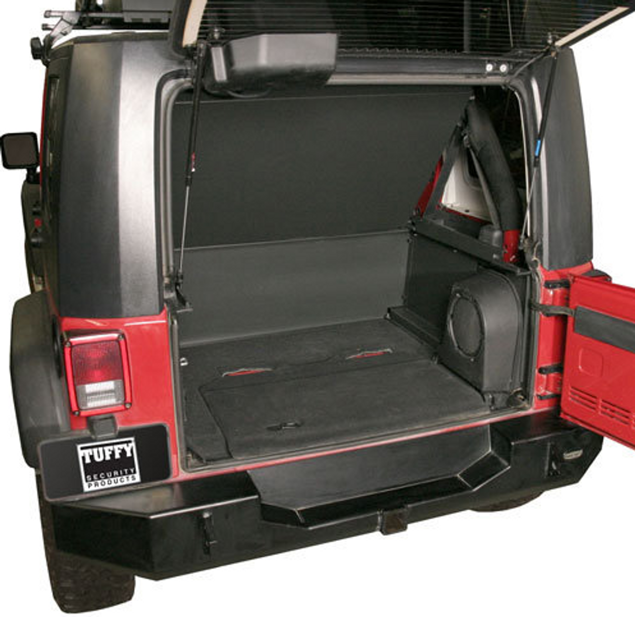Tuffy Security Products 173-01 Security Deck Enclosure for Jeep Wrangler JK 2007-2010