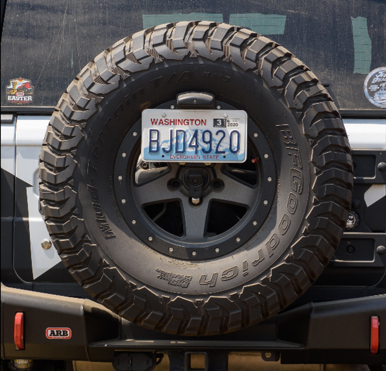 ARB 5750390 License Plate Relocation Bracket for Jeep Wrangler JL 2018+