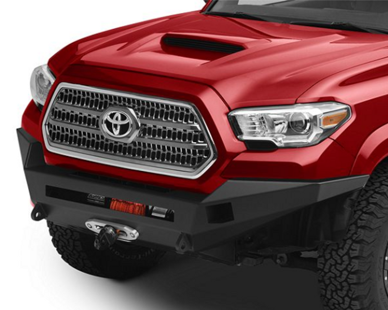 Body Armor 4x4 TC-19338 PRO-Series Front Winch Bumper for Toyota Tacoma Gen 3 2016-2023