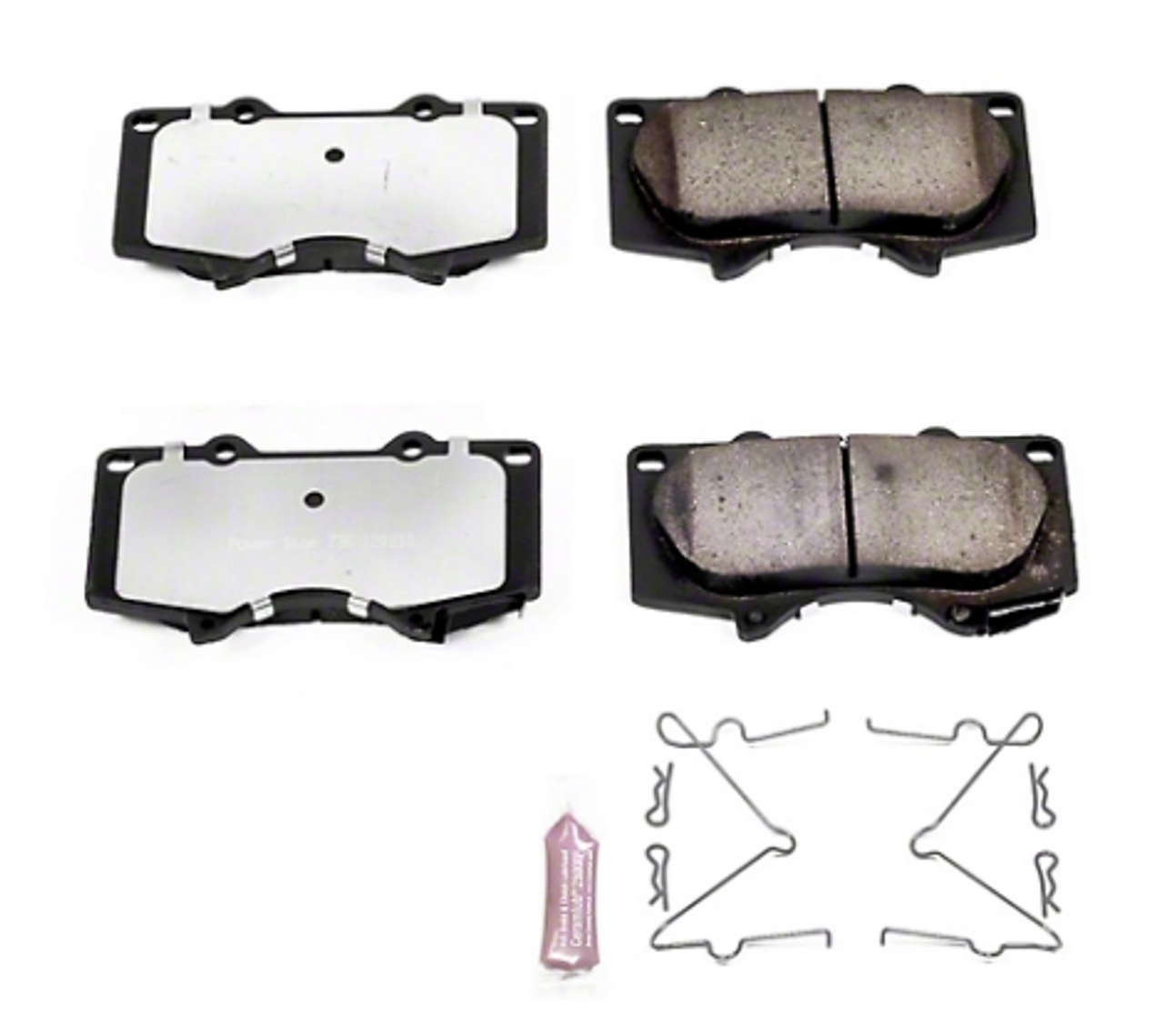 Power Stop Z36-976 Z36 Extreme Truck & Tow Front Carbon Fiber Ceramic Brake Pads for Toyota Tacoma 2005-2022