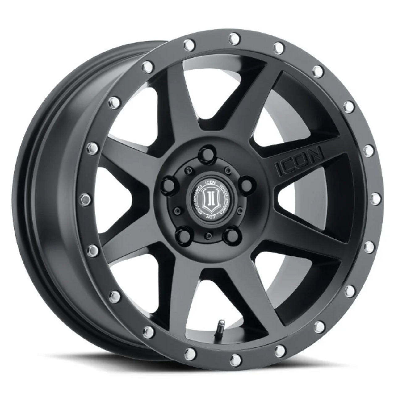 ICON Alloys 1817857345SB Rebound Wheel in Satin Black | 17x8.5  ICON Alloys 1817857345SB Rebound Wheel in Satin Black | 17x8.5