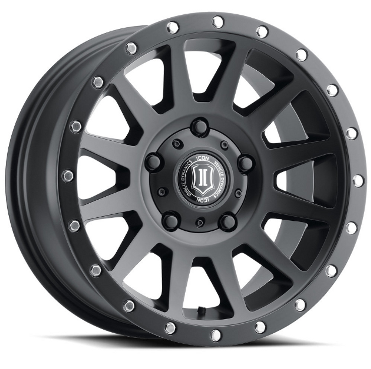 ICON Alloys 2017857345SB Compression Wheel in Black | 17x8.5 ICON Alloys 2017857345SB Compression Wheel in Black | 17x8.5