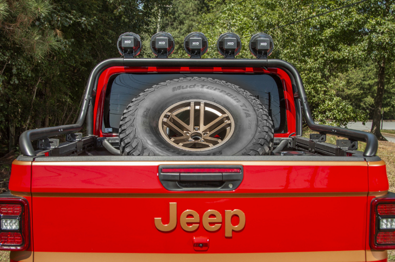 Rugged Ridge 11546.71 Bed Mounted Spare Tire Carrier for Jeep Gladiator JT 2020+