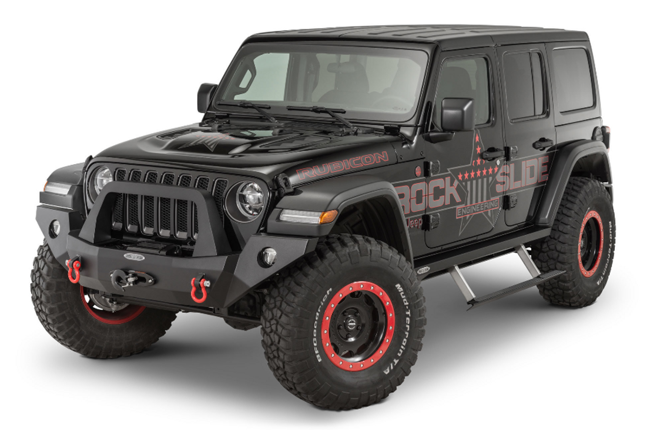 Rock Slide Engineering BD-SS-200-JL4 Gen III Step Sliders for Jeep Wrangler JL 4 Door 2018-2023