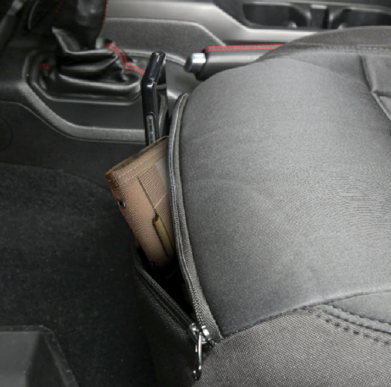 Smittybilt 577122 Gen2 Neoprene Seat Cover Set in Charcoal/Black for Jeep Wrangler JL 4 Door 2018+