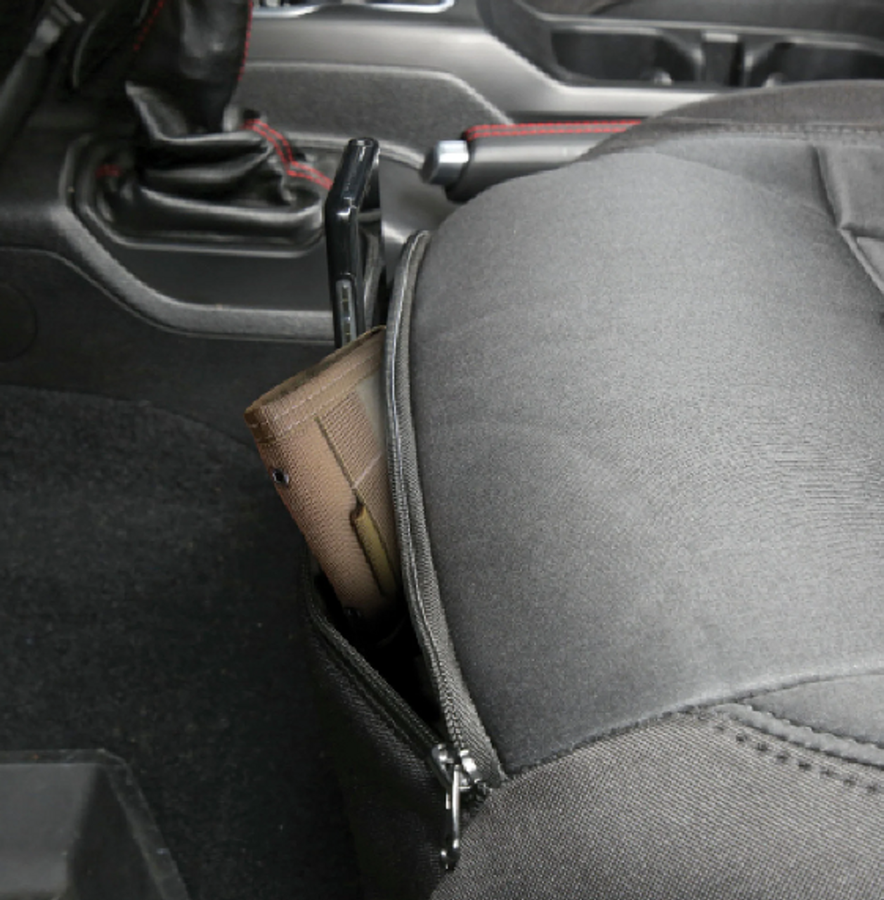 Smittybilt 577125 Gen2 Neoprene Seat Cover Set in Tan/Black for Jeep Wrangler JL 4 Door 2018+