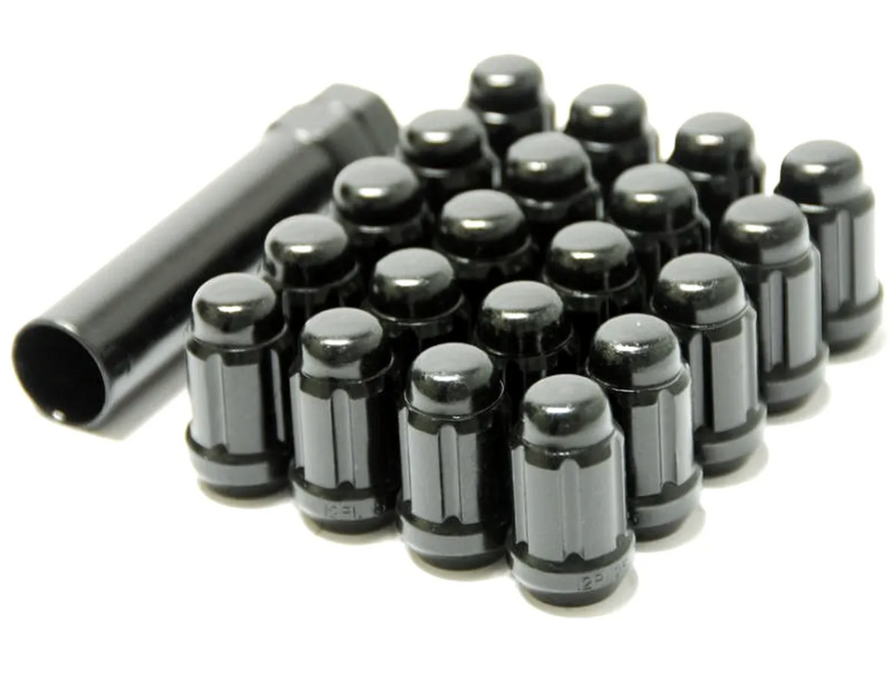 Gorilla Spline Drive Lug Nut Set for Jeep JK, 1/2-20 Black