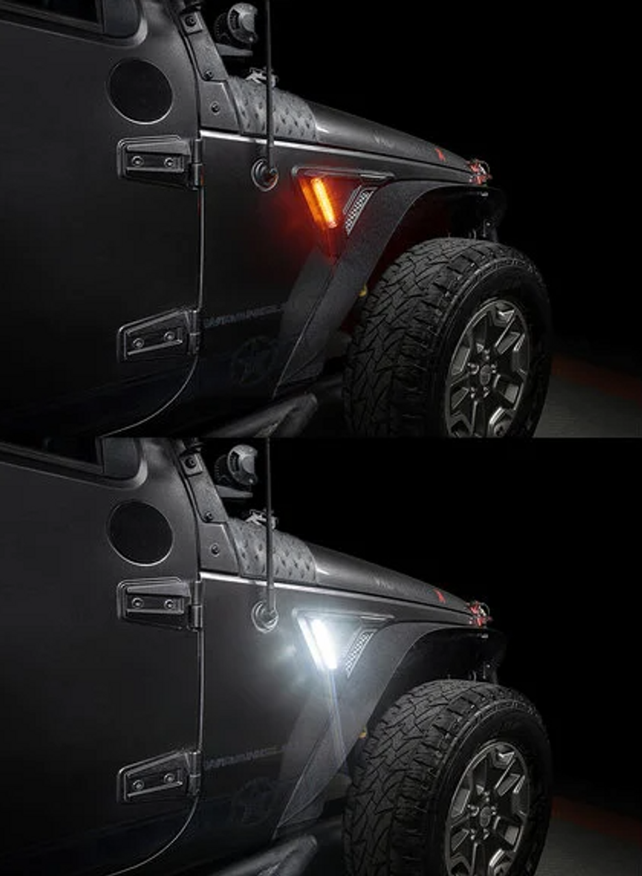 Oracle Lighting 5873-504 Sidetrack Fender LED Lighting System for Jeep Wrangler JK 2007-2018