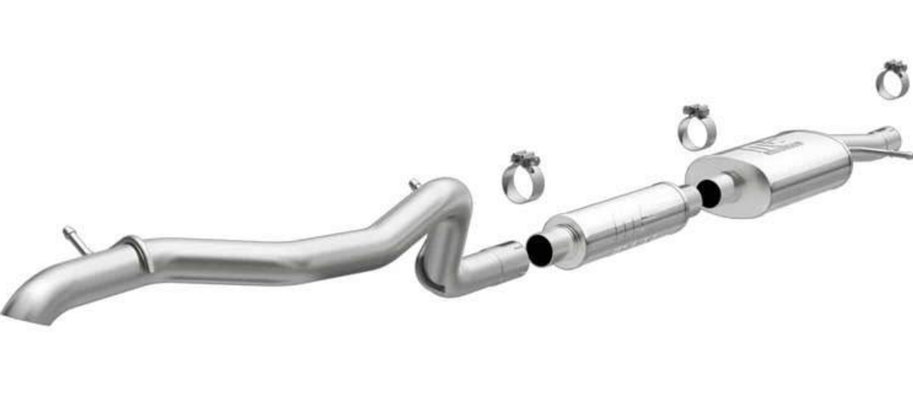 Magnaflow 19539 Overland Series Cat-Back Exhaust System for Jeep Wrangler JK 4 Door 2012-2018