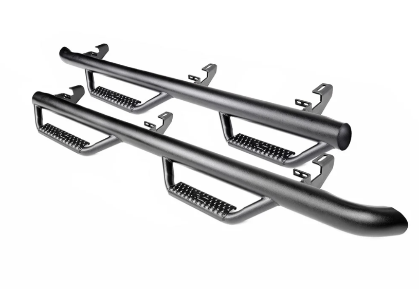 Rough Country 90764 Wheel to Wheel Nerf Steps for Jeep Wrangler JK 4 Door 2007-2018