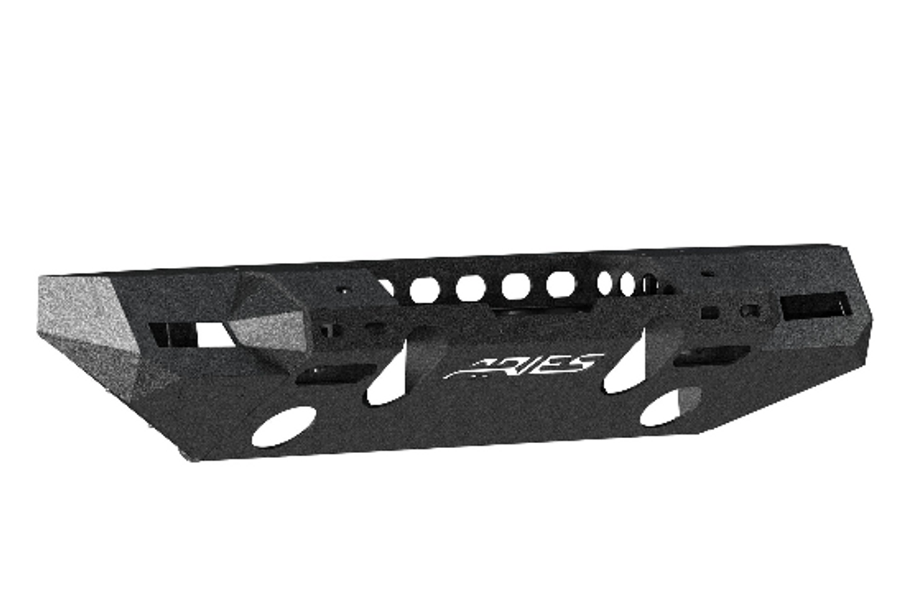 Aries 2082072 TrailChaser Front Bumper with Turn Signal End Caps in Steel for Jeep Wrangler JL & Gladiator JT 2018+
