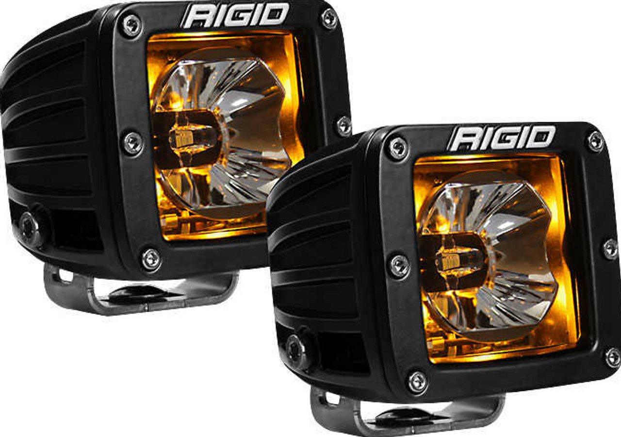Rigid 20204 Radiance LED Pod Light Pair in Amber