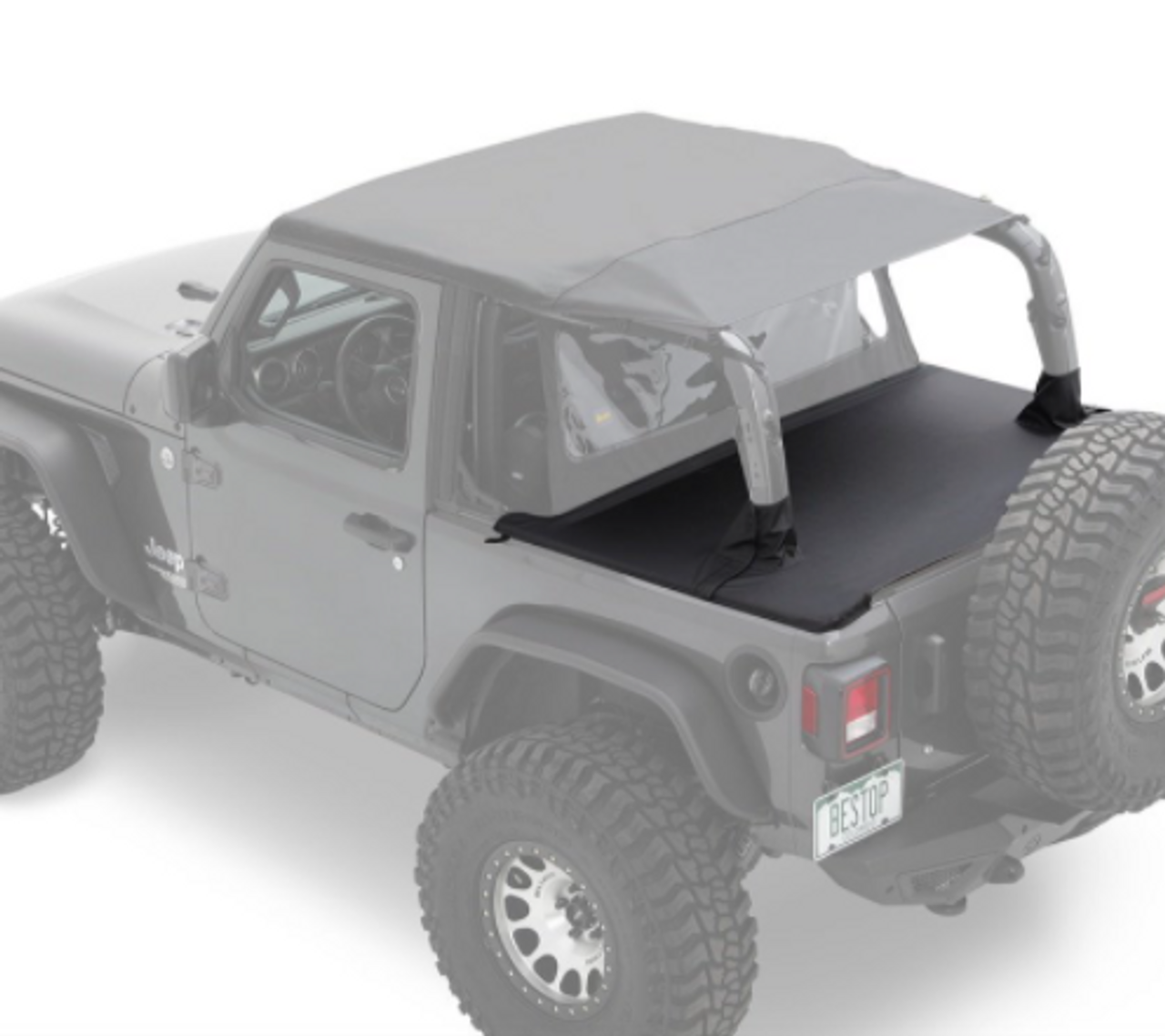 Bestop 90035-35 Duster Deck Cover for Jeep Wrangler JL 2 Door 2018+