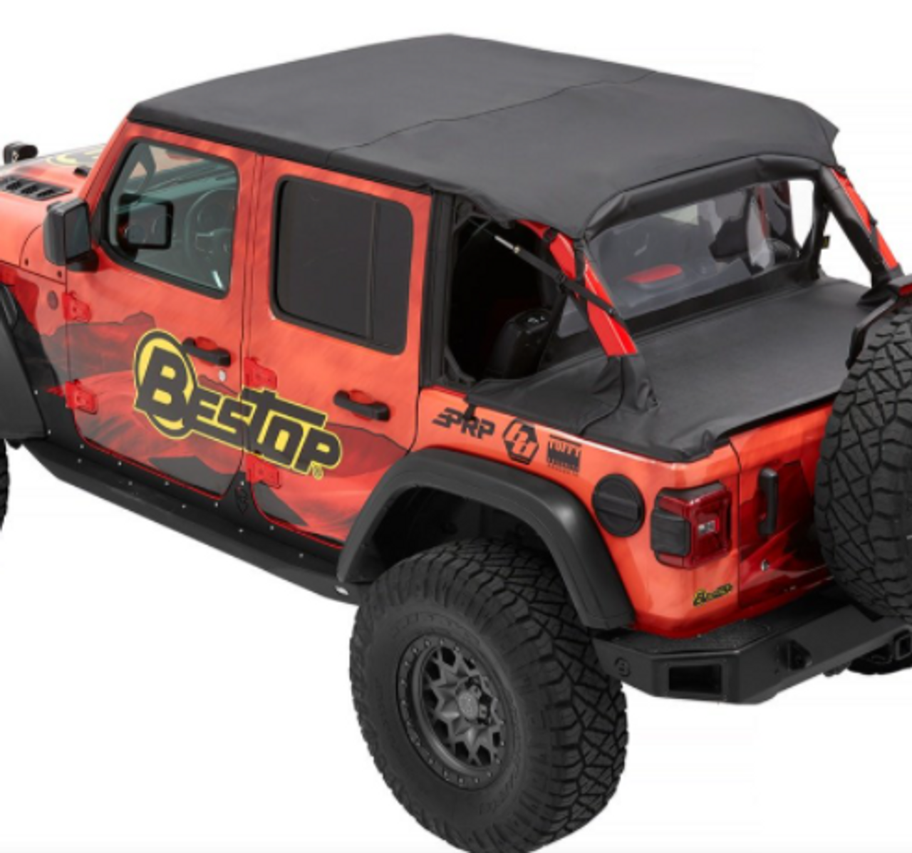 Bestop 90035-35 Duster Deck Cover for Jeep Wrangler JL 2 Door 2018+