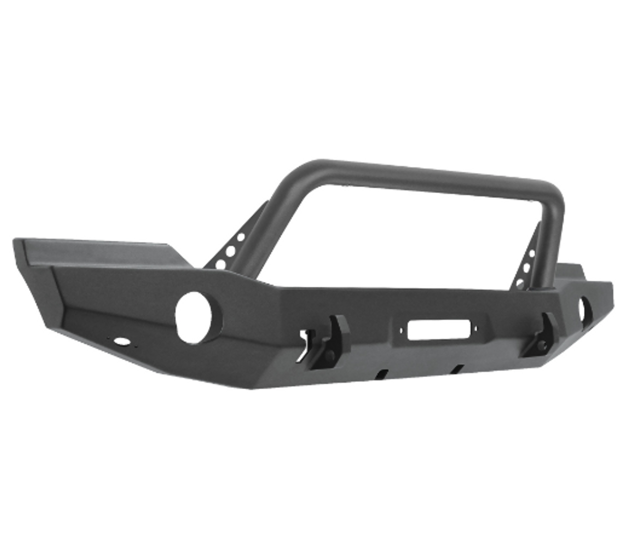 Westin Automotive 59-80045 WJ2 Full Width Front Bumper with Bull Bar for Jeep Wrangler JK 2007-2018